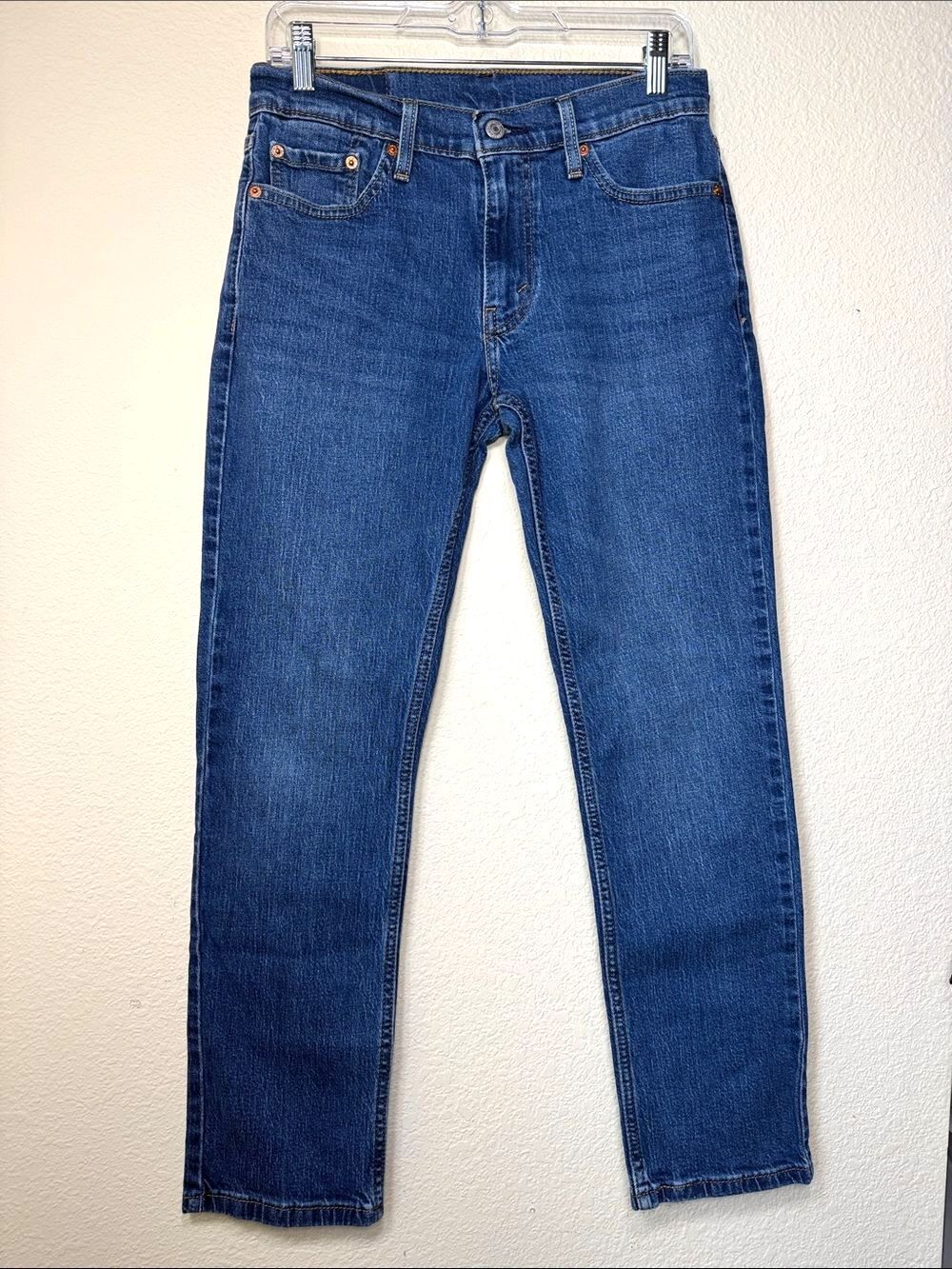 Levi's 511 Slim Fit Men's Jeans 30x30 Classic Red Tab Blue Denim Streetwear - Picture 1 of 5